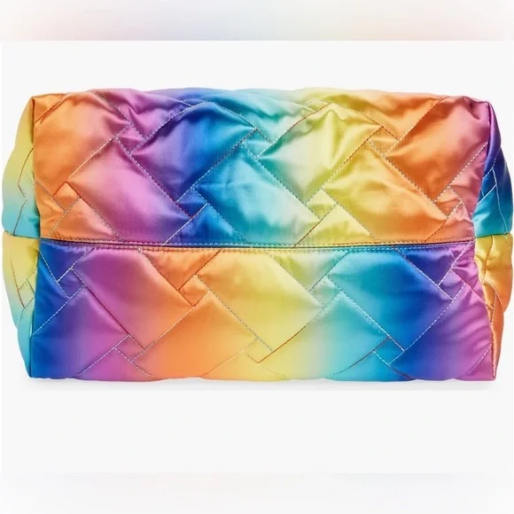 Kurt Geiger London Colorful Quilted Shopper Tote NWT - Picture 4 of 6